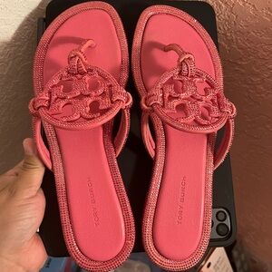 Tory Burch Coral Sandals